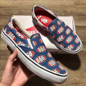 Supreme Vans “666” Slip Ons